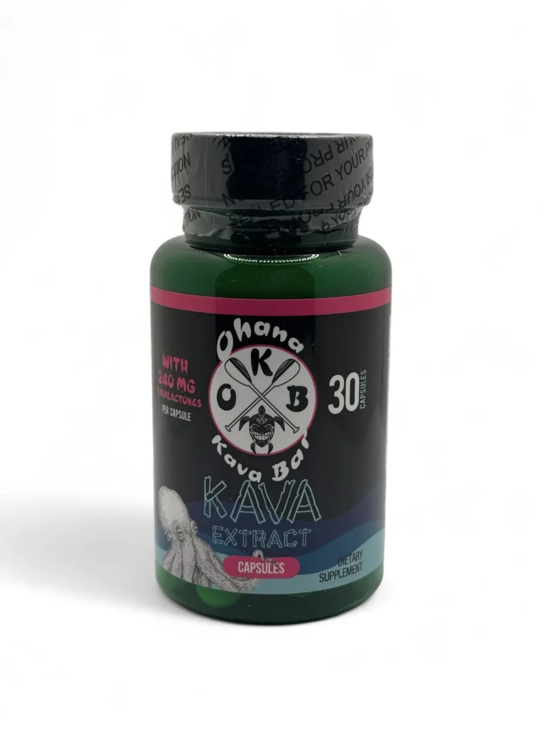 Kava Extract, Kava Capsules Bottle