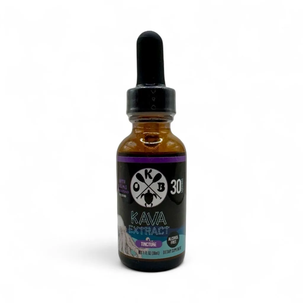 Alcohol Free Kava Extract Tincture Ohana Kava Bar Bottle