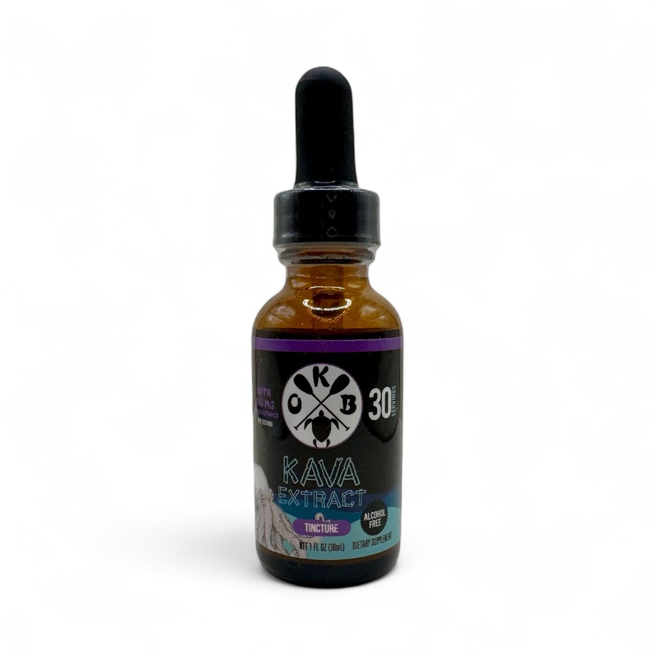 Alcohol Free Kava Extract Tincture Ohana Kava Bar Bottle
