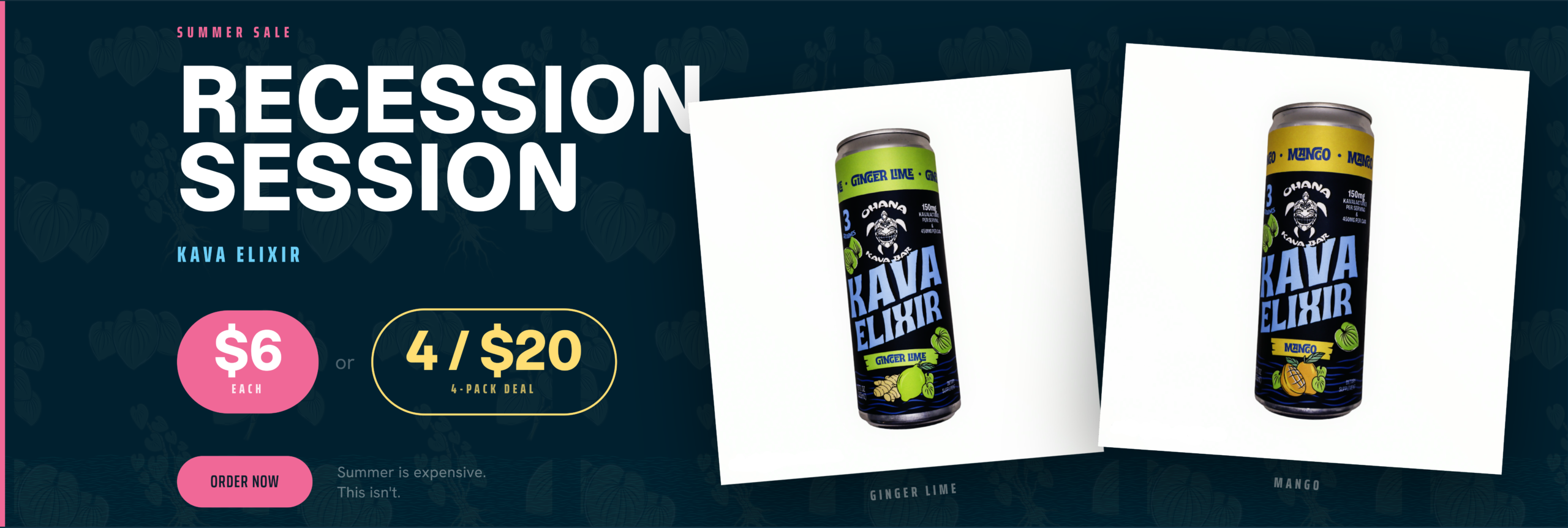 Ready To Drink Kava, Rtd Kava Elixirs By Ohana Kava Bar